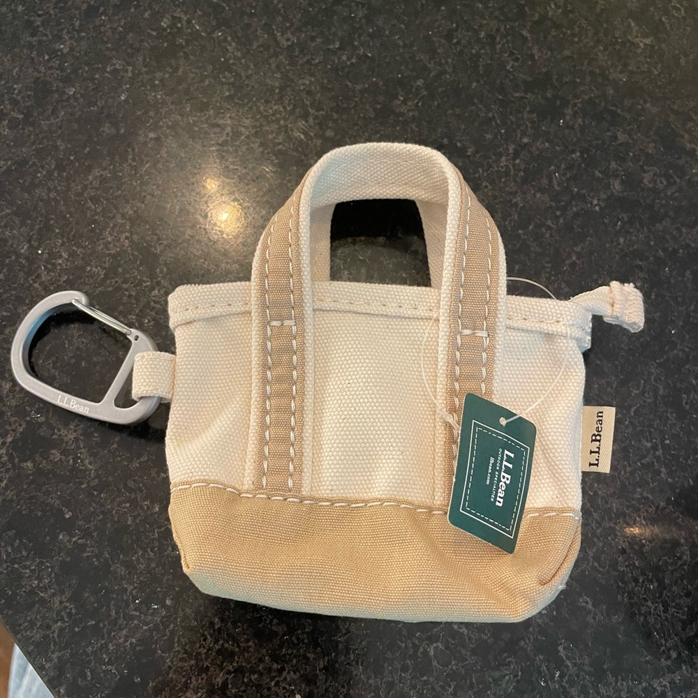 L.L. Bean Mini keychain boat and tote